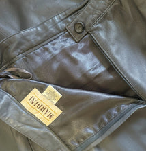 Load image into Gallery viewer, Mardini Grey Leather Skirt (14)