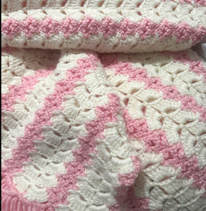 Pink Crochet Blanket
