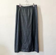 Load image into Gallery viewer, Mardini Grey Leather Skirt (14)