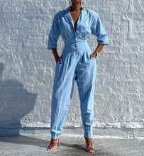 Load image into Gallery viewer, Vintage Denim Jumpsuit (M)