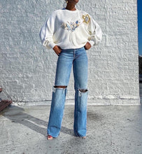 Load image into Gallery viewer, Floral Sequin Sweater (M)