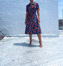 Load image into Gallery viewer, 1970s floral Dress (S)