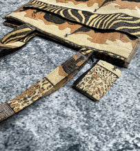 Load image into Gallery viewer, Animal print bag with mini coin purse. In like-new condition. 5.5" W / 12" H / 12" L