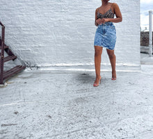 Load image into Gallery viewer, 90s Acid Wash Skirt (28")