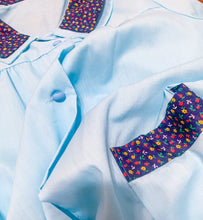 Load image into Gallery viewer, Brand New double flap collar vintage robe with pockets. Wear it around the house or styled as a going-out daytime piece