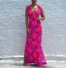 Load image into Gallery viewer, Vintage Floral Maxi Dress (S)