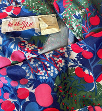 Load image into Gallery viewer, Vintage 1970s Holly Hill Dress. SIZE: 10 best fits XS/S Measures approximately: 17" pit to pit / 14.5" empire waist / 38.5" length (Measurements taken laying flat, double where applicable) MODEL: 5'1, 119lbs, size 4 COMPOSITION: 100% Polyester