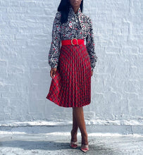 Load image into Gallery viewer, Fitted Plaid Skirt (S)