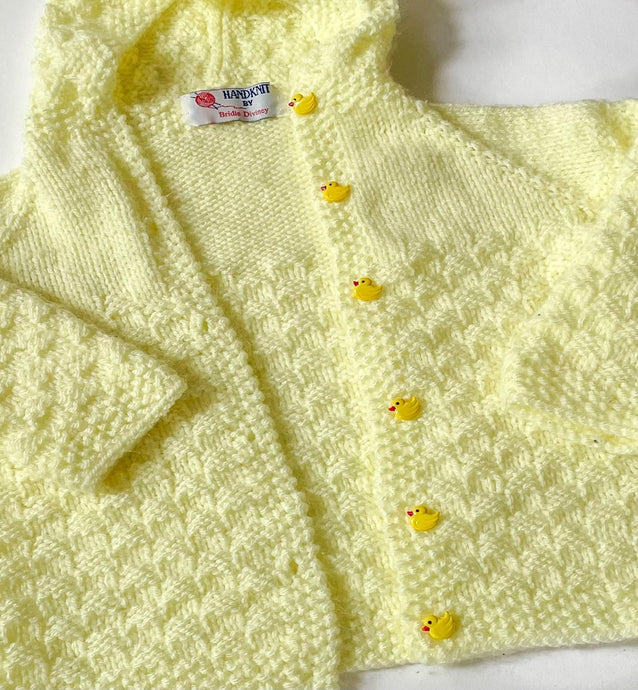 Vintage baby knit duck sweater