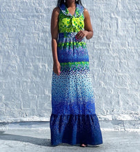 Load image into Gallery viewer, The Cutest Contgincomo Speedy Dress. Zips up the back and is in excellent condition. SIZE: 46, best fits Small Measures approximately: 16" pit to pit / 15" empire waist / 53" length (Measurements taken flat, double where applicable)