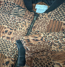 Load image into Gallery viewer, Animal Print Bomber (L)
