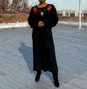 Sequin Angora Sweater Dress (18/20)