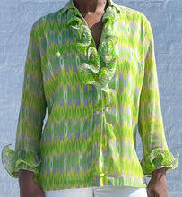 Load image into Gallery viewer, 70&#39;s Swirl Button-up (S)
