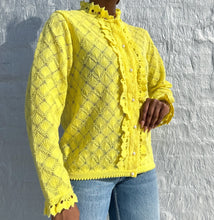 Load image into Gallery viewer, 60s Eyelet Cardigan (S)
